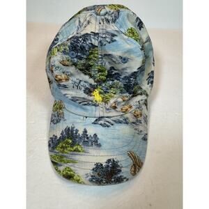 Polo Ralph Lauren Baseball Hat Cotton All Over Print Mountain Scene